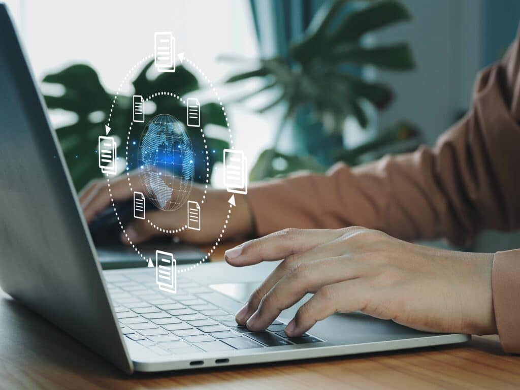Person working on EDI integration