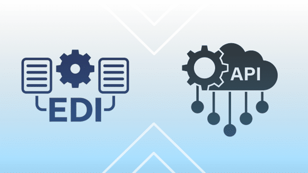 EDI on one side and API on the other