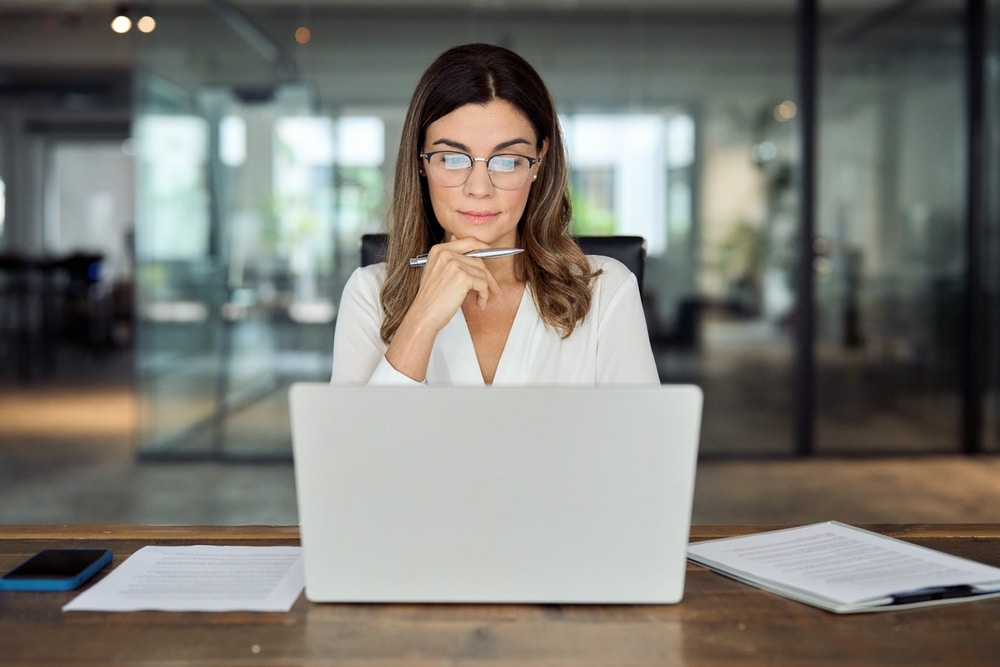 female professional learning how to set up edi for business