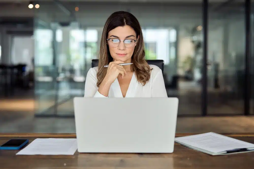 female professional learning how to set up edi for business