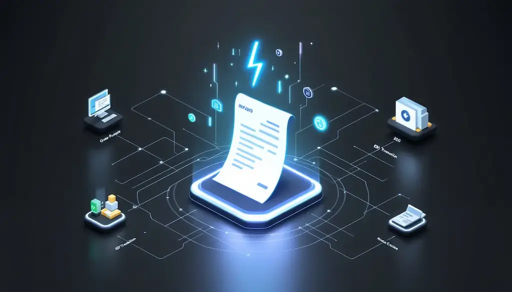 edi 810 document illustration