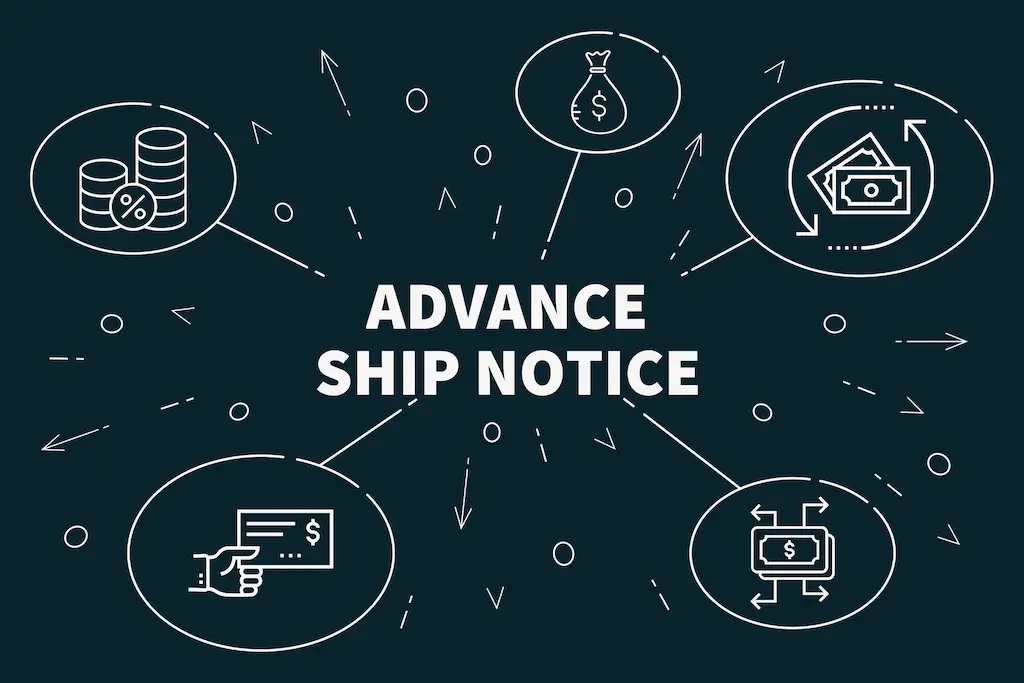 advance shipping notice edi 856 graphic
