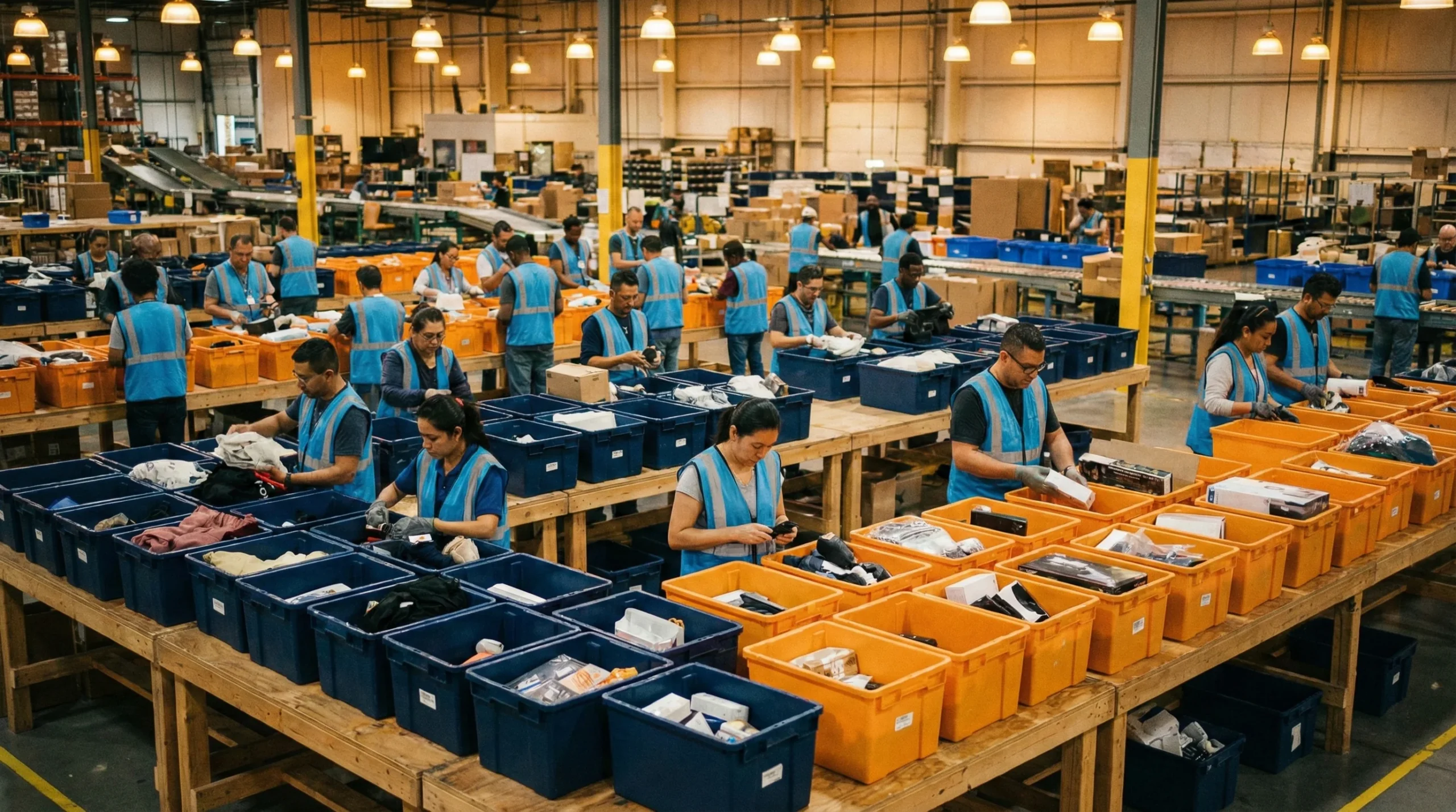 Distribution center warehouse operations
